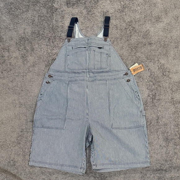 Duluth Trading Co Pants - Duluth Trading Co Blue Striped Women's Overalls